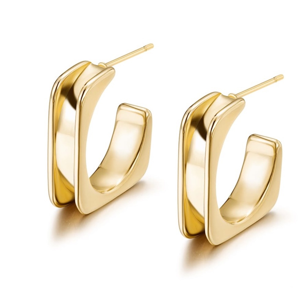 - Stainless Steel small square hoop